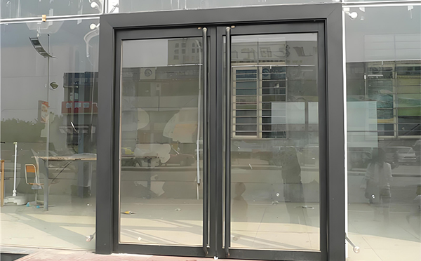 乐都玻璃地弹门