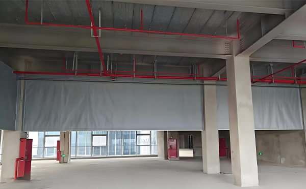 乐都防火布挡烟垂壁