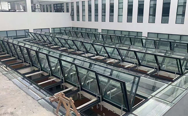 百安科技有限公司近期乐都排烟窗项目案例分享