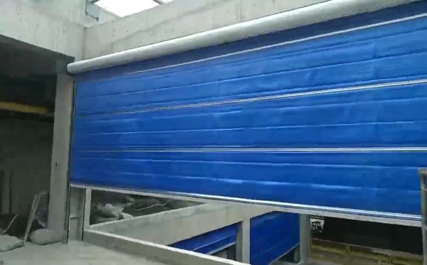 大型物流园区完成乐都防火门整体安装工程